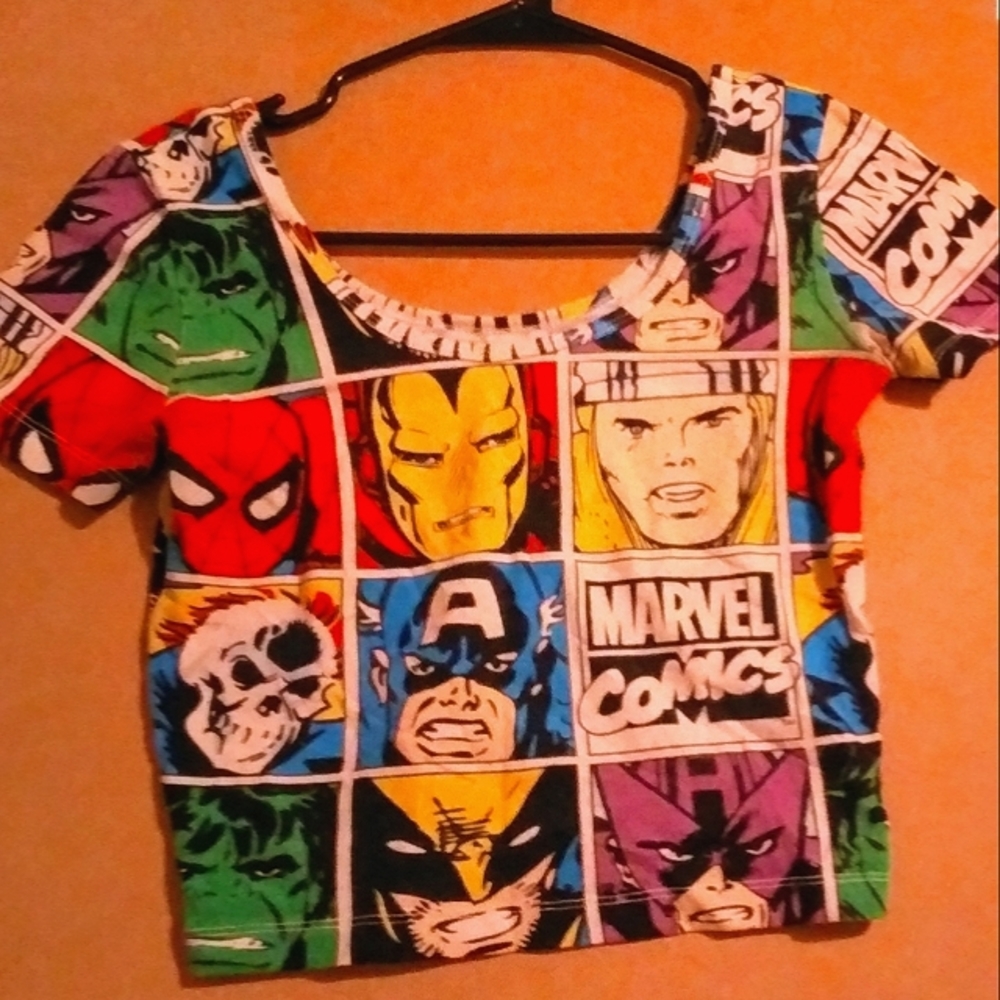 Marvel crop top